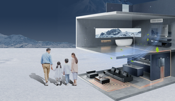 打造溫暖別墅生活，選擇哈唯空氣能采暖機(jī)組